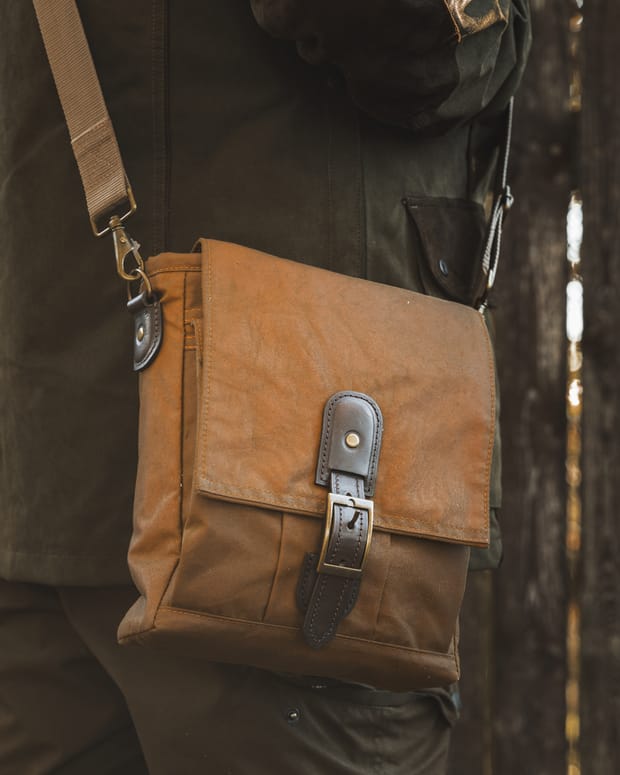 Oilskin Canvas Satchel: Built for Weather, Made to Last