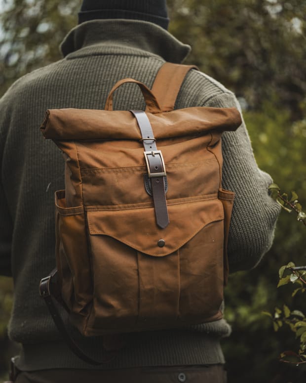 Oilskin Rolltop Backpack: Built for Weather, Work, and Everyday Use
